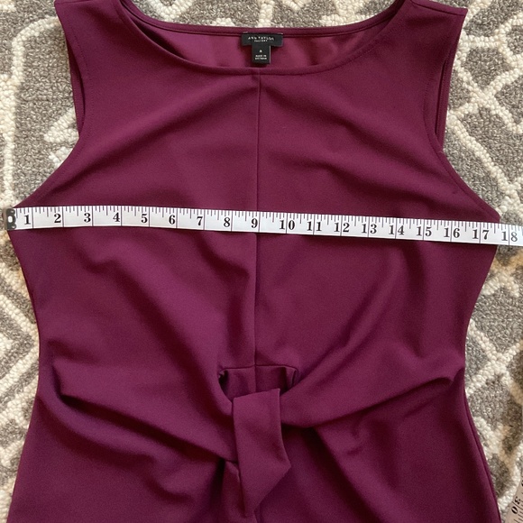 ANN TAYLOR blouse deep pink maroon . Size M. - Picture 6 of 9